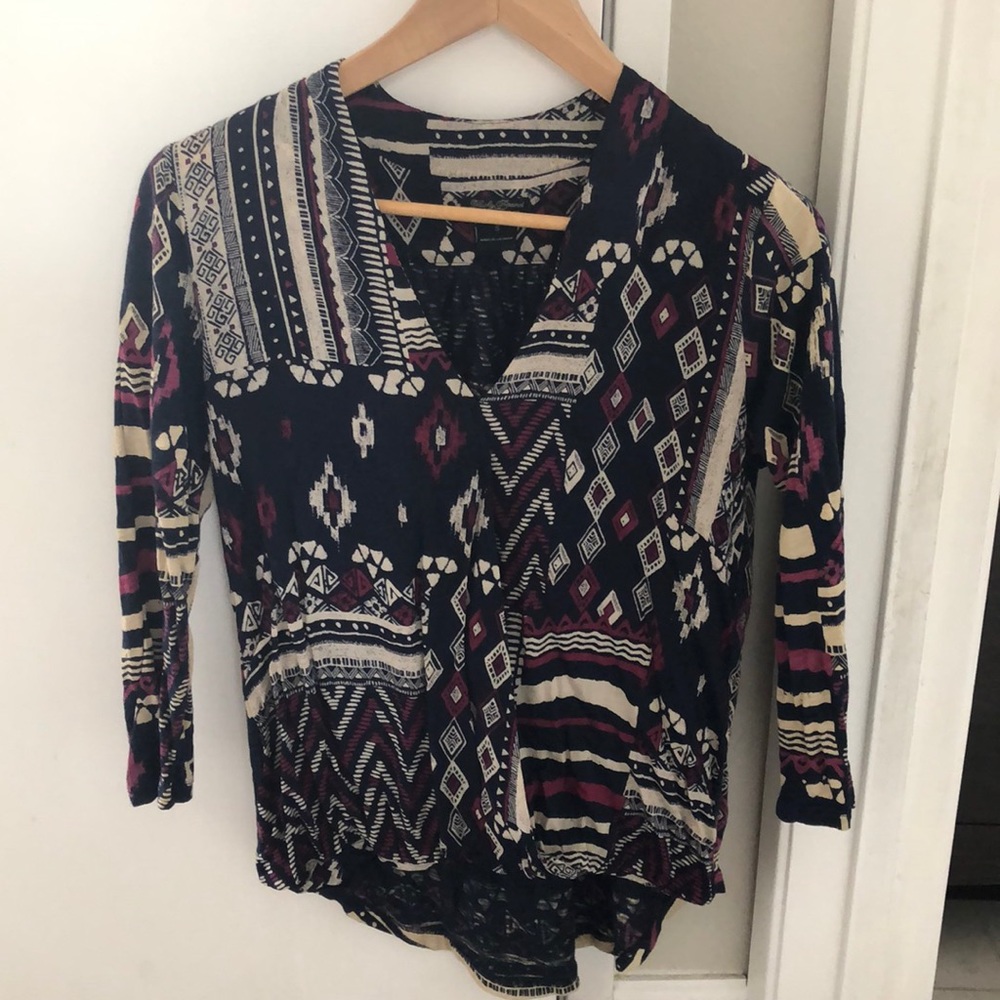 Lucky Brand 3/4 sleeve top